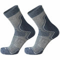 Sportsocken Mico Trail Marineblau Grau Herren