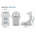 Sitzplatz Sparco CIRCUIT QRT Auto Schwarz FIA 8855-1999