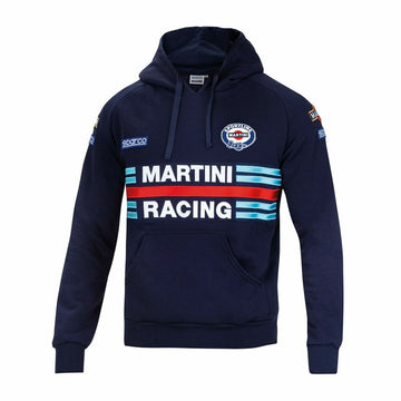 Sweat à capuche homme Sparco MARTINI RACING Taille L Blue marine