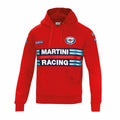 Herren Sweater mit Kapuze Sparco MARTINI RACING Rot