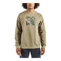 Men’s Sweatshirt without Hood Kappa Isoa Brown