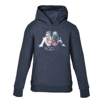 Sweat à capuche enfant Kappa Cache Bleu foncé