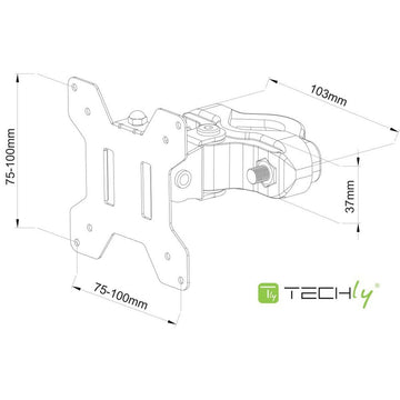 TV Halterung Techly ICALCD100BK 30" 10 kg