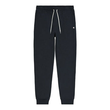 Long Sports Trousers Champion Rib Cuff Logo Dark blue Men