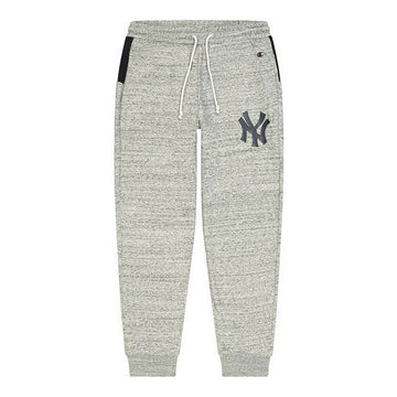 Pantalon de sport long Champion Rib Cuff MLB NNY Homme Gris clair