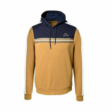 Sweat à capuche homme Kappa Ocre