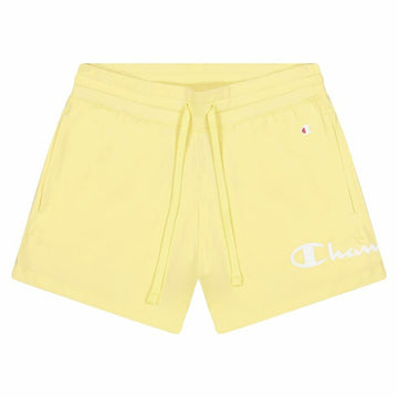 Sports Shorts for Women Champion Drawcord Pocket Yellow