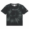 Women’s Short Sleeve T-Shirt Champion Croptop Black