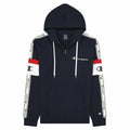 Men’s Hoodie Champion Arm Stripe M Navy Blue