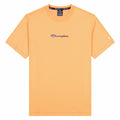 T shirt à manches courtes Champion Crewneck M Orange