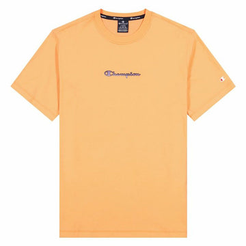 T shirt à manches courtes Champion Crewneck M Orange