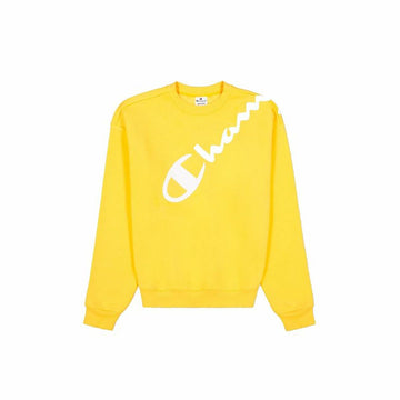 Sweat sans capuche femme Champion Jaune