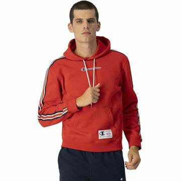 Herren Sweater mit Kapuze Champion Sport Tech Rot