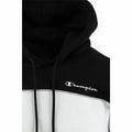 Herren Sweater mit Kapuze Champion Schwarz Weiß