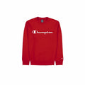 Men’s Hoodie Champion Crewneck White Red