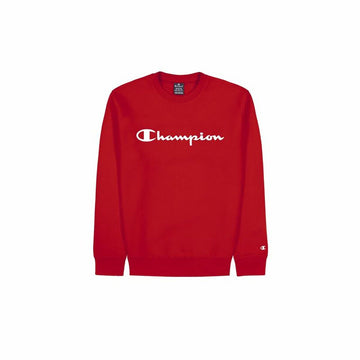 Herren Sweater mit Kapuze Champion Crewneck Weiß Rot