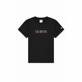 Women’s Short Sleeve T-Shirt Champion Crewneck Croptop Black