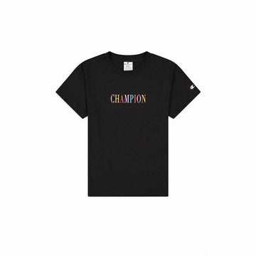 T-shirt à manches courtes femme Champion Crewneck Croptop Noir