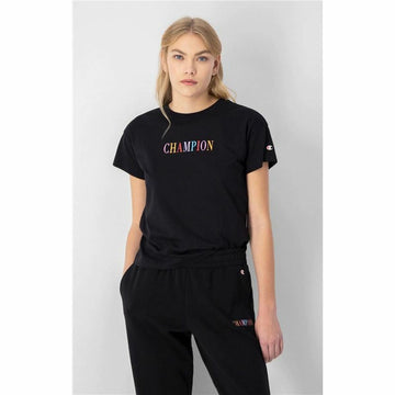 T-shirt à manches courtes femme Champion Crewneck Croptop Noir