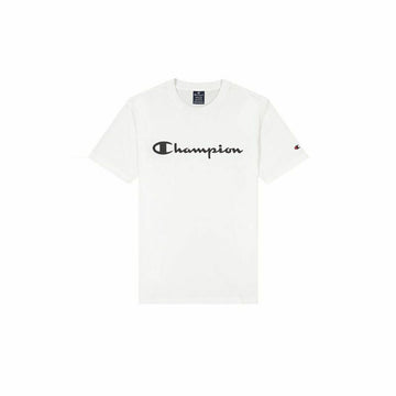 Men’s Short Sleeve T-Shirt Champion Crewneck White