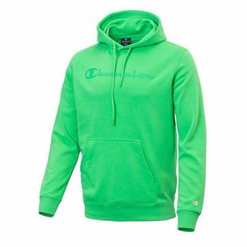 Sweat à capuche homme Champion Vert