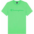 Men’s Short Sleeve T-Shirt Champion Crewneck Green