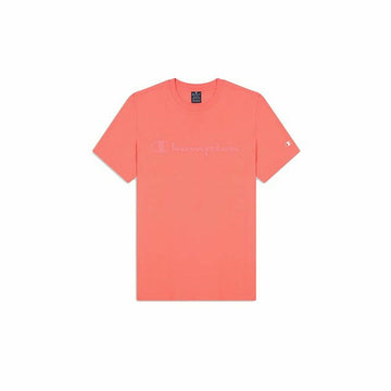 Herren Kurzarm-T-Shirt Champion Crewneck Rosa