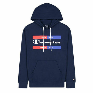 Sweat à capuche homme Champion New York Bleu