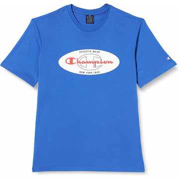 T-shirt à manches courtes homme Champion Crewneck Bleu