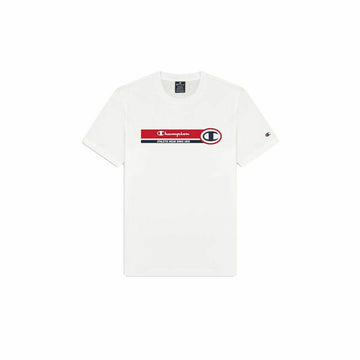 Men’s Short Sleeve T-Shirt Champion Crewneck White