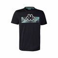 Herren Kurzarm-T-Shirt Kappa Eryx Graphik Dunkelblau