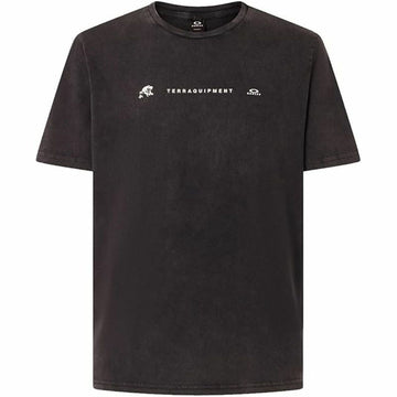 Kurzärmliges Sport T-Shirt Oakley Mtl  Schwarz