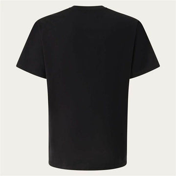 Herren Kurzarm-T-Shirt Oakley Mtl Blackout Schwarz