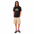 Men’s Short Sleeve T-Shirt Oakley Lined Mountain Bark