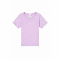 Kurzarm-T-Shirt für Kinder Champion Crewneck Lavendel