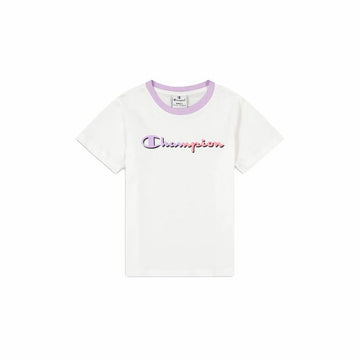 Kurzarm-T-Shirt für Kinder Champion Crewneck Weiß