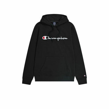 Herren Sweater mit Kapuze Champion Hooded Schwarz