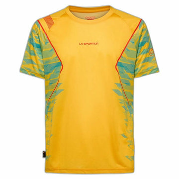 Short-sleeve Sports T-shirt La Sportiva Pacer  Yellow