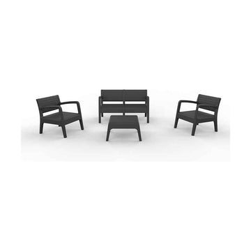 Garden furniture SP Berner Miami Resin (62 x 66 x 35 cm) (72 x 66 x 63,5 cm) (120 x 48 x 69 cm)