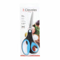 Kitchen Scissors 3 Claveles 8" Stainless steel Blue