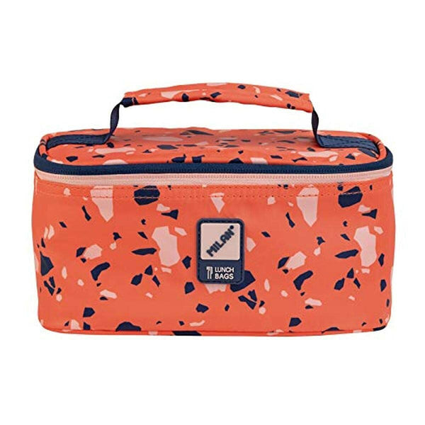 Kühltasche Milan Terrazzo II klein 1,5 L Brotzeitdose Orange Recycelter Polyester 22 x 12,5 x 12 cm