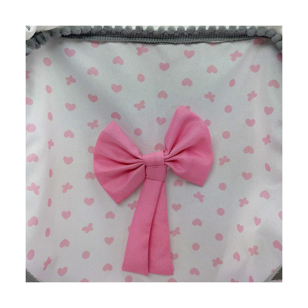 Chair for Dolls Reig Umbrella White Pink Spots