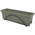 Plant pot Plastiken Terra Collection 60 x 20 cm Taupe Plastic