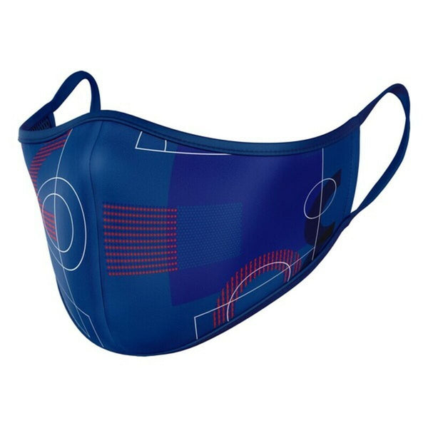 Hygienic Reusable Fabric Mask F.C. Barcelona Adult Blue