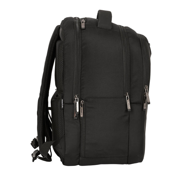 Sac à Dos pour Portable et Tablette avec Sortie USB Safta Business Noir (31 x 45 x 23 cm)