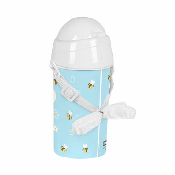 Water bottle Safta Abeja Light Blue PVC (500 ml)