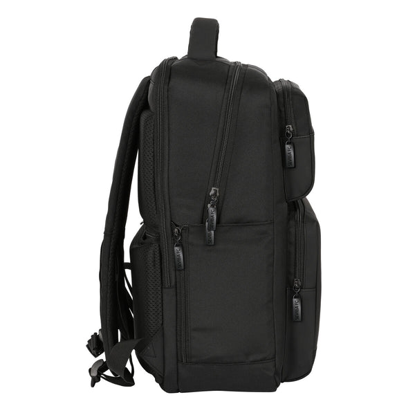 Laptop Backpack Sevilla Fútbol Club Premium 15,6'' Black (31 x 44 x 13 cm)