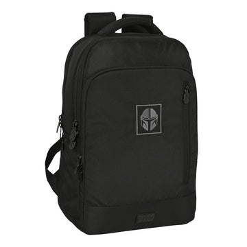 Rucksack for Laptop and Tablet with USB Output The Mandalorian Black