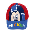 Casquette enfant Mickey Mouse Happy smiles Bleu Rouge (48-51 cm)