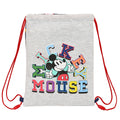 Rucksacktasche mit Bändern Mickey Mouse Only One Marineblau 26 x 34 x 1 cm